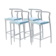 4 high stools "HI GLOB" by Philippe Starck, Kartell edition