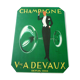 Vve A Devaux champagne advertising plate