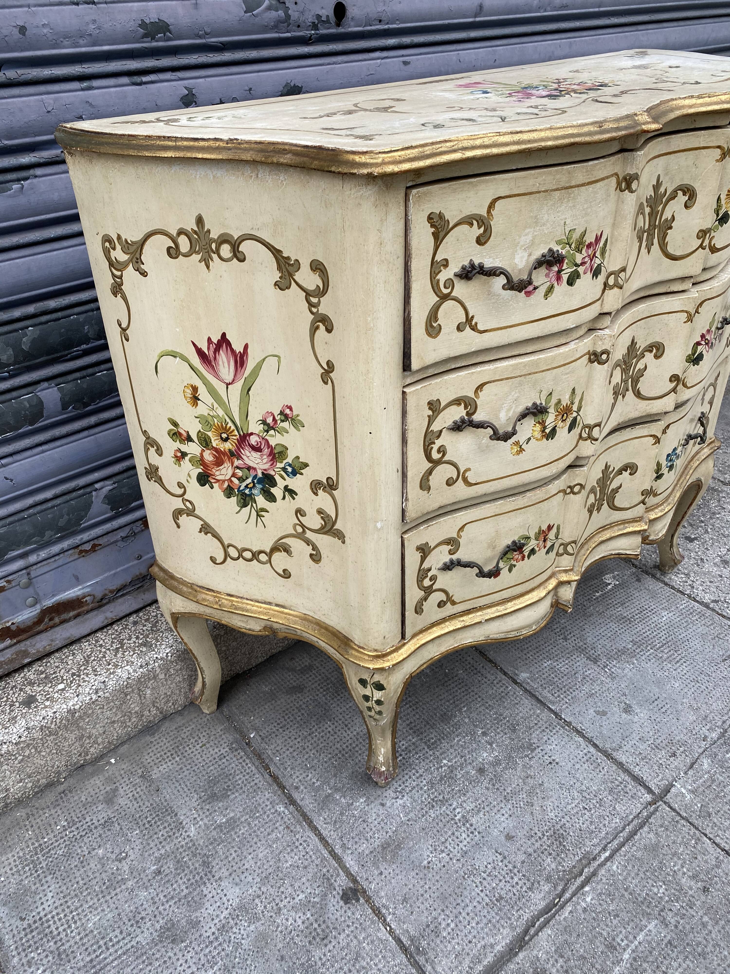 Venetian chest 3 drawers