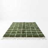 Green Berber rug 200x300 cm