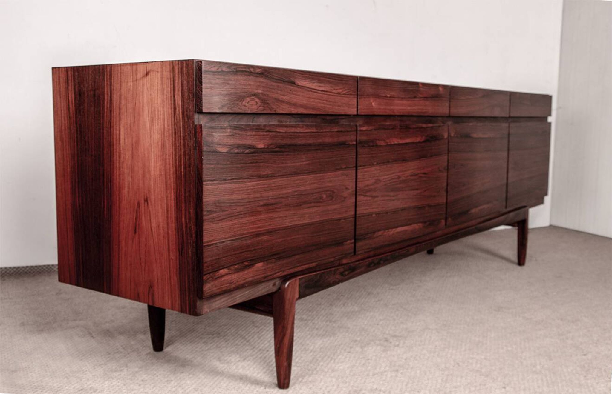 Danish Enfilade in Rosewood, model FA 66, Ib Kofod-Larsen for Faarup.