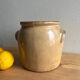 Old stoneware pot / storage jar / jam jar