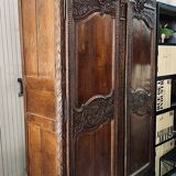 Norman wedding cabinet in oak eighteenth century