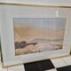 Original watercolor "Mèze" framed by JP Lardat, 1980