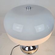 Mushroom Table Lamp in Chrome, Italy 1970's