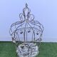 Decorative bird cage with iron hearts