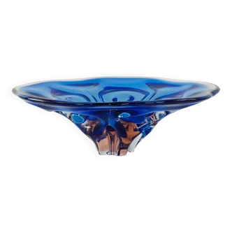 Cobalt bowl, Danish design, 1970s, made in Denmark