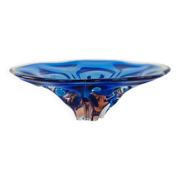 Cobalt bowl, Danish design, 1970s, made in Denmark