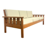 Vintage Scandinavian three-seater sofa
