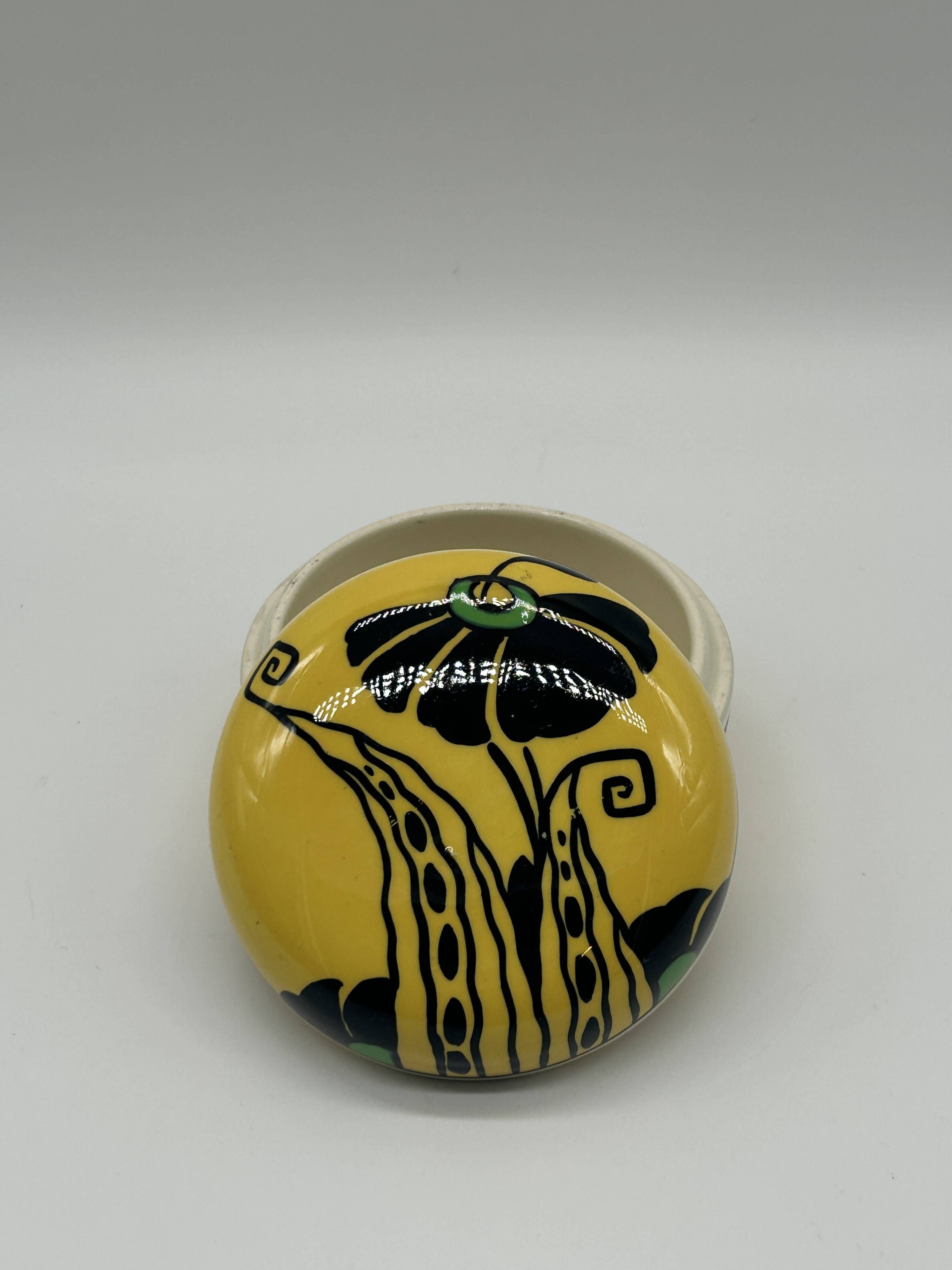 Beautiful ART DECO box - BOCH FRERES KERAMIS D785