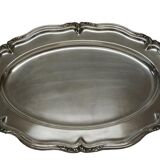 Set of 8 service pieces in silver metal Bruno Wiskemann style Louis XV 20th century