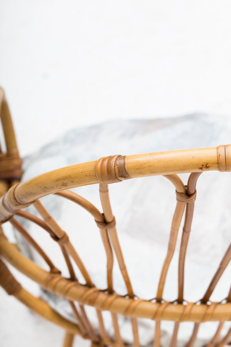 Rattan side chair, Dutch design, 1950’s