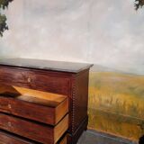 Commode bureau Louis Philippe en acajou