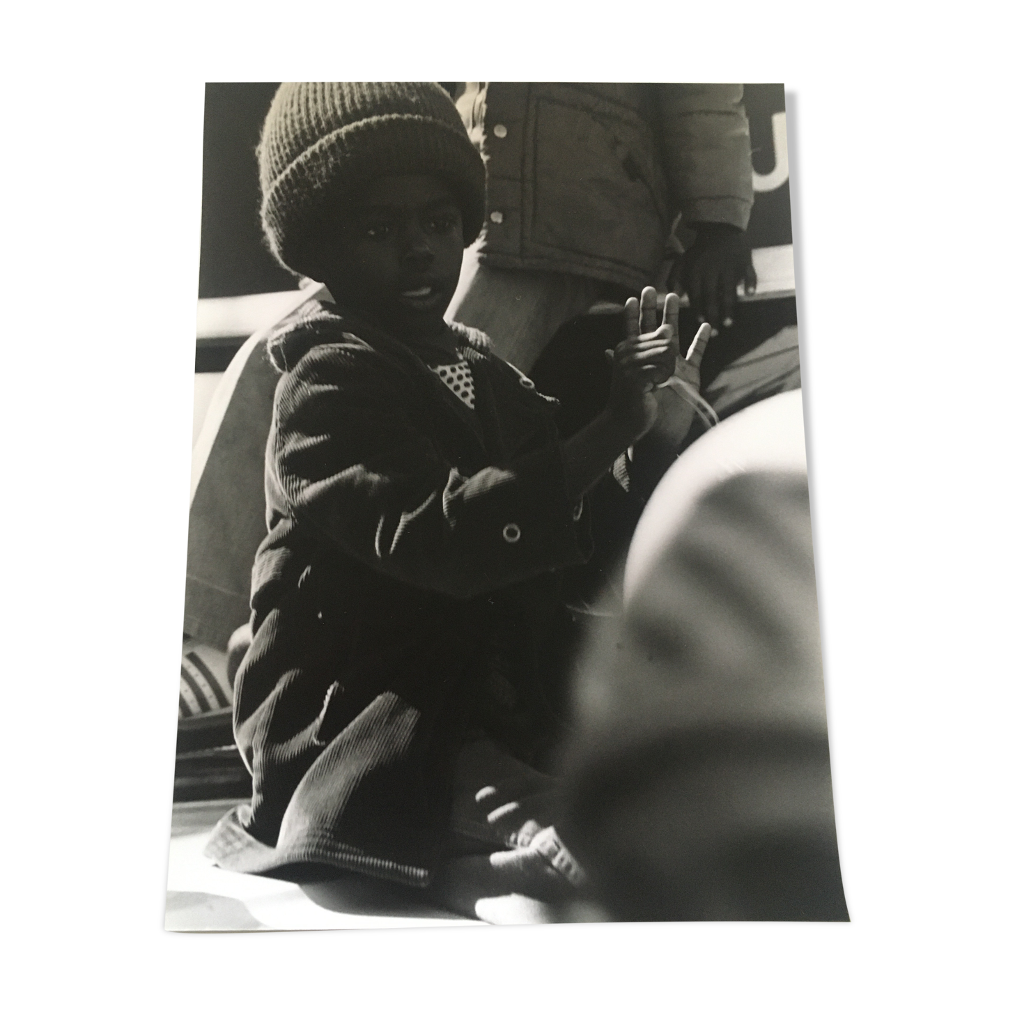 Great 80s photo print. Kid. USA