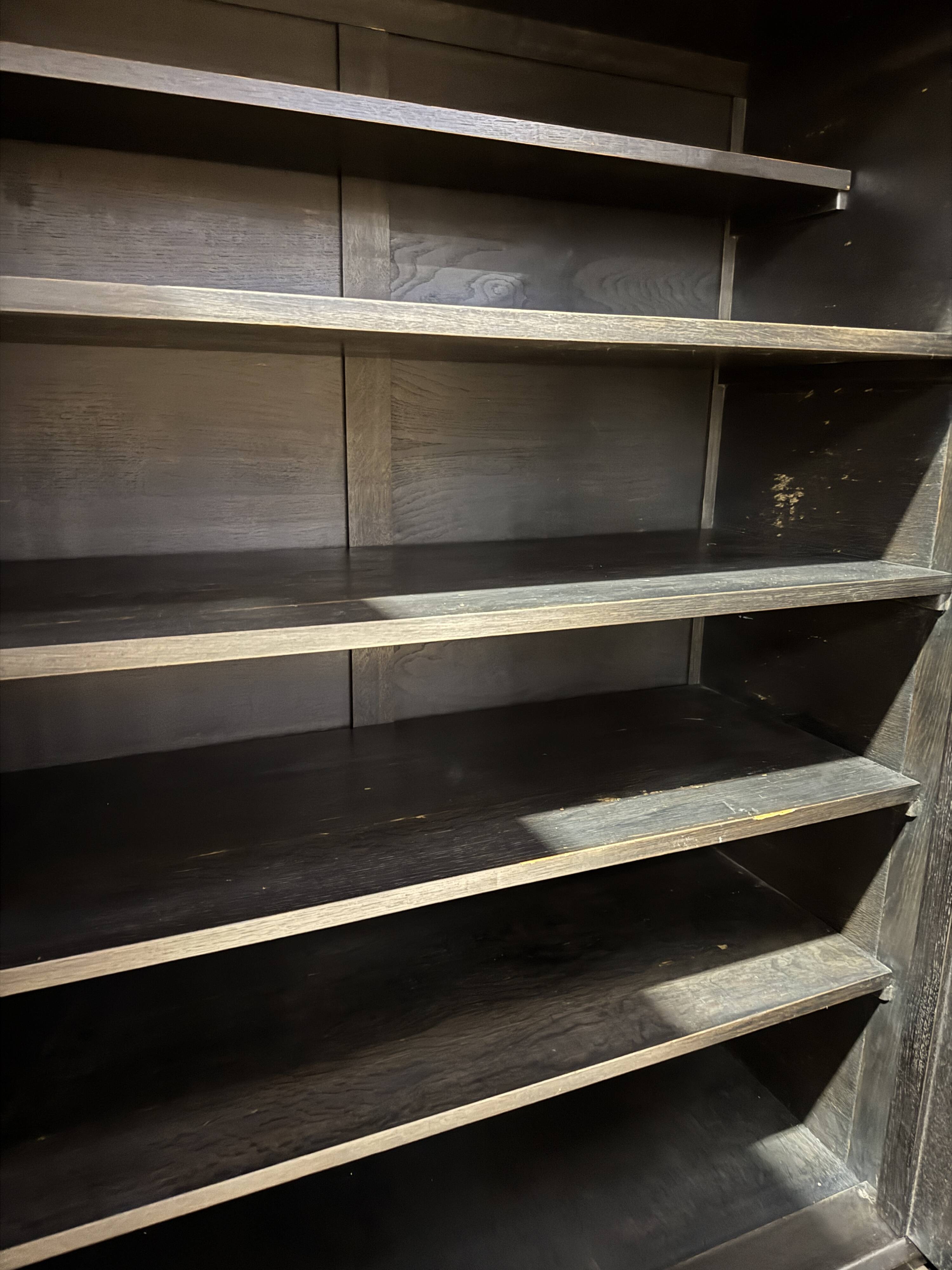 Oak wardrobe by Guillerme & Chambron