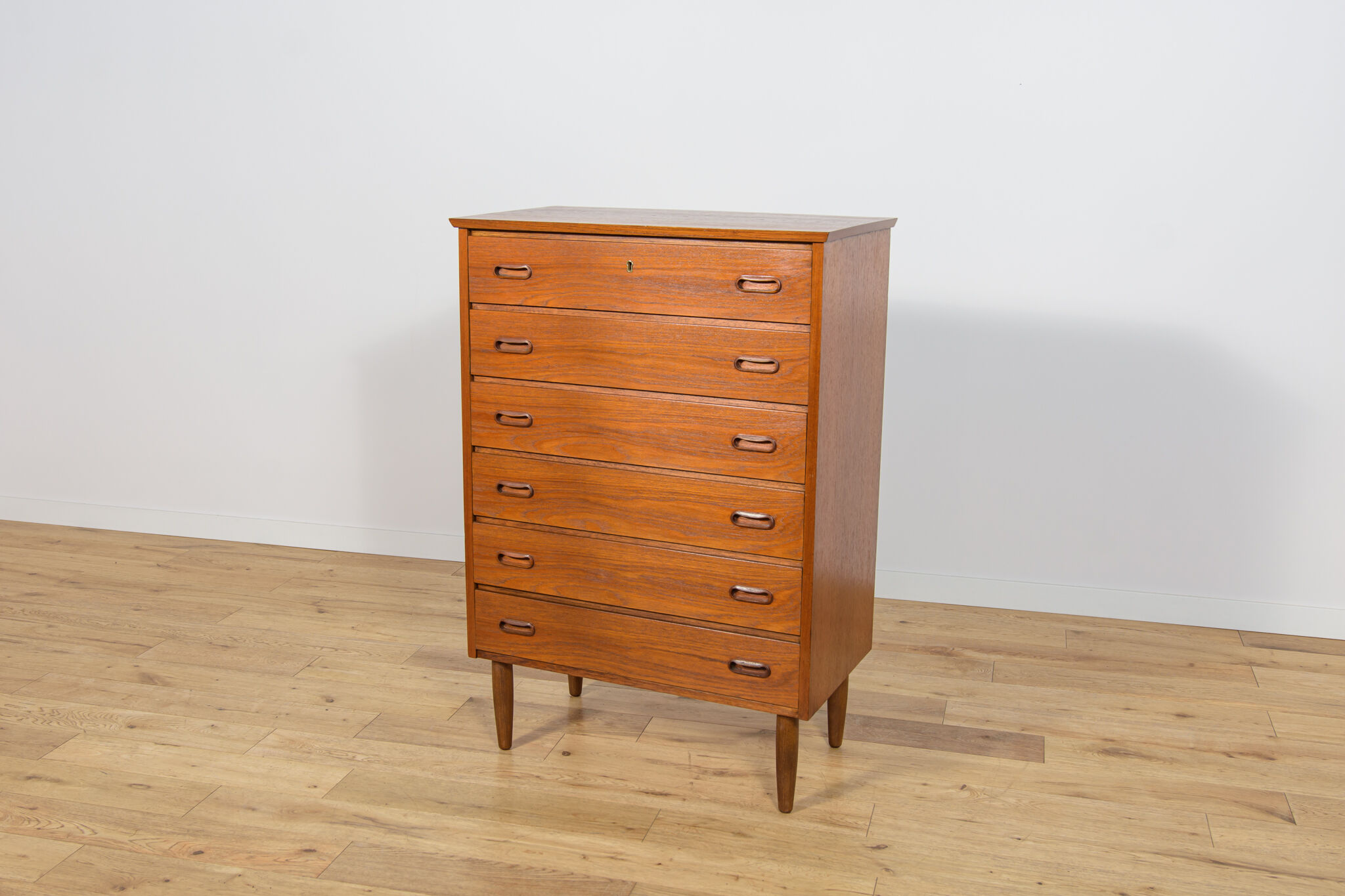 Mid-century teak dresser, Denmark, 1960s