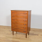 Mid-century teak dresser, Denmark, 1960s