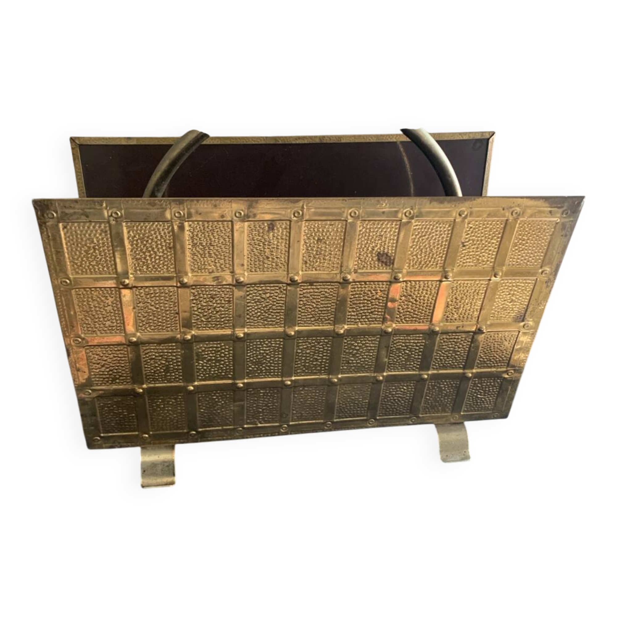 Brass magazine rack