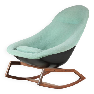 Fauteuil à bascule « Gemini » des années 1960 par Walter S. Chenery pour Lurashell, Royaume-Uni