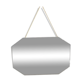 Large old beveled mirror 70x47cm