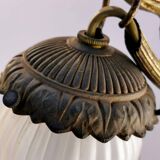 Antique bronze wall light