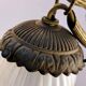 Antique bronze wall light