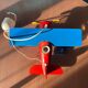 Airplane wooden pendant light