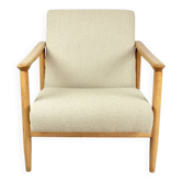 Fauteuil GFM-142 en boucle beige années 1970