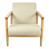 GFM-142 beige boucle armchair from the 1970s