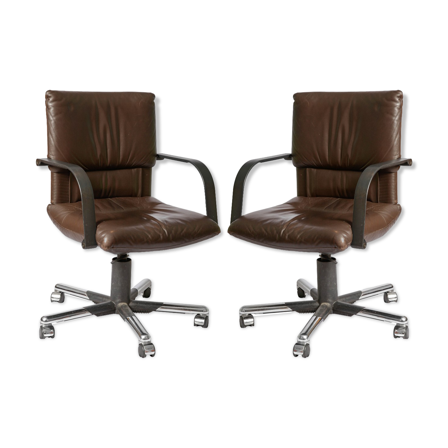 Pair of chairs by by Mario Bellini for Vitra