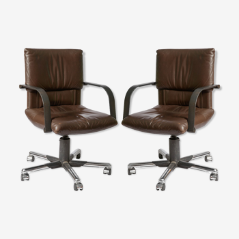 Pair of chairs by by Mario Bellini for Vitra