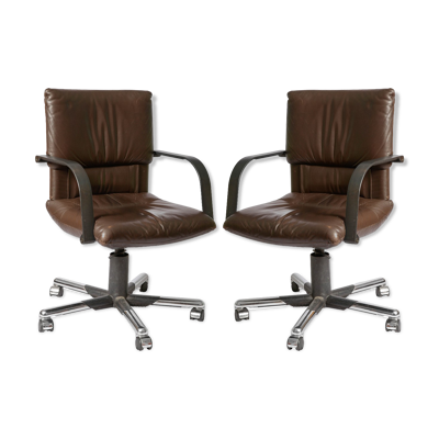 Paire de fauteuils par par Mario Bellini pour Vitra