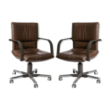 Paire de fauteuils par par Mario Bellini pour Vitra