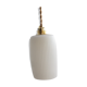 Hanging lamp in opaline oblong