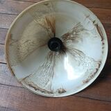 Art Deco style pendant light in marbled glass