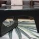 Table basse Isamu Noguchi  bois et verre