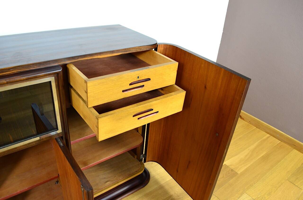 Sumptuous Art Deco 1930s Macassar sideboard