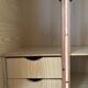 Vintage rattan wardrobe
