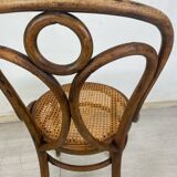 Curved wooden chair