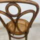 Curved wooden chair