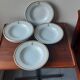Set of 6 Limoges "marine nationale" soup plates