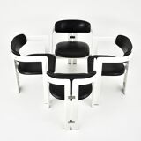 Set de 4 Chaises 'Pamplona' par Augusto Savini pour Pozzi, 1960