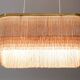 Hans Agne Jakobsson Silk fringe & brass pendant model T607, circa 1960.