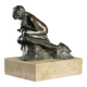 Ancient bronze figurine Vincenzo Gemito Fisherman 20th Century