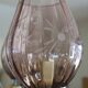 Chrome metal chandelier & cut glass