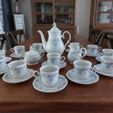 Service café porcelaine fine