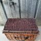 Vintage wicker travel basket