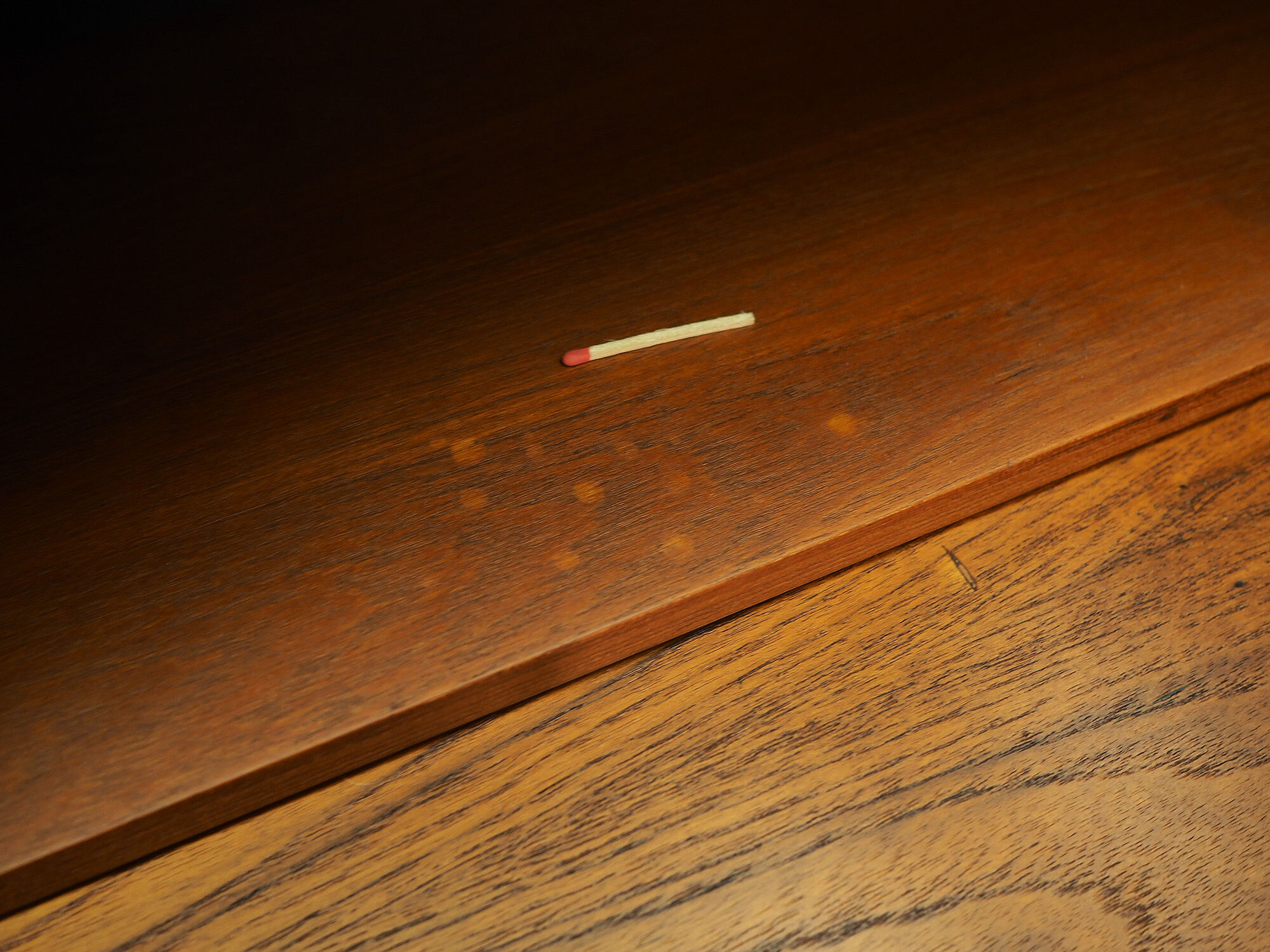 Bookcase teak with bar, Danish design, 70's