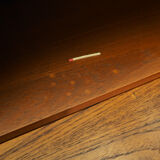 Bookcase teak with bar, Danish design, 70's