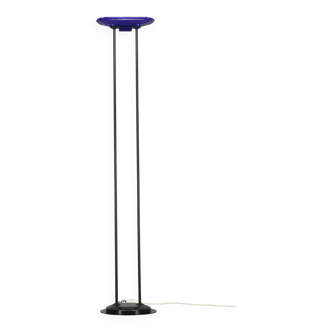1970s Halogen Floor Lamp With Glass Shade , Europe